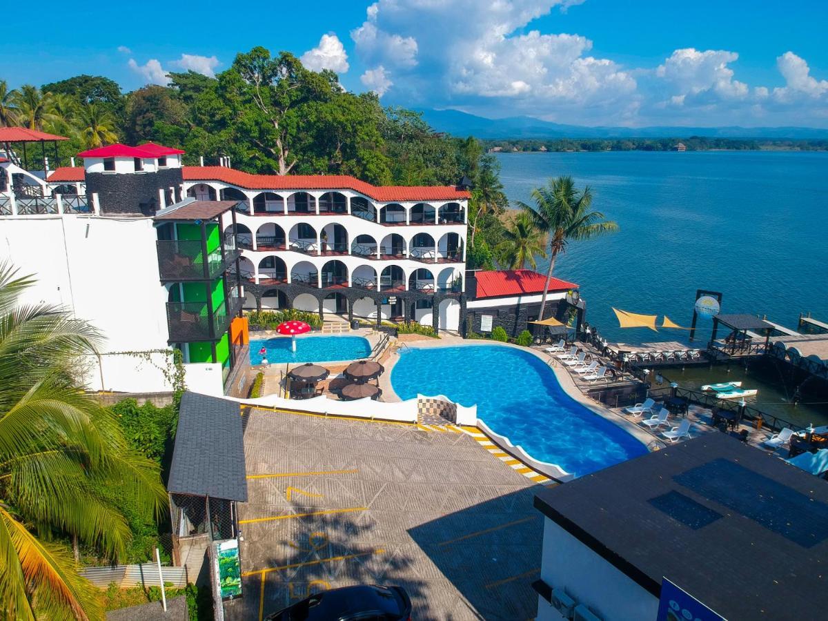 Hotel Mi Paraiso Rio Dulce Castillo de San Felipe Esterno foto